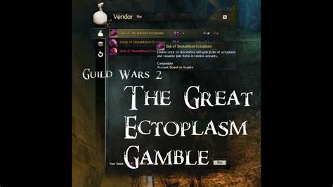 gw2 ecto gambling statistics|Glob of Ectoplasm .